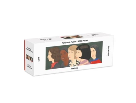 Livro moma alex katz five women panoramic puzzle de by artist alex katz , created by galison (inglês)