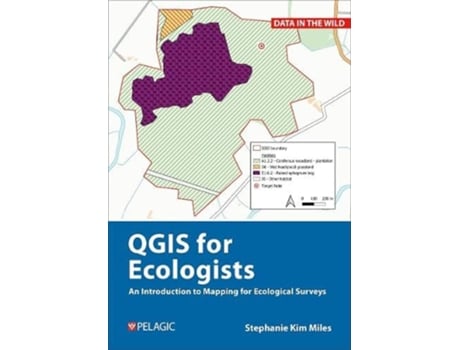 Livro Practical Guide to Qgis for Ecologists de Stephanie Miles (Inglês)