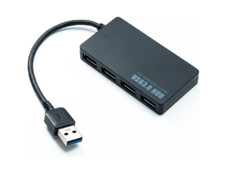 Hub QUMOX Adaptador USB 3.0 (4 Portas - 5 Gbps)