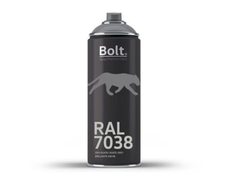 Spray Bolt Acrílico Premium Brilhante Acrílico Ral 400 Ml (Ral 7038 Cinzento Ágata)