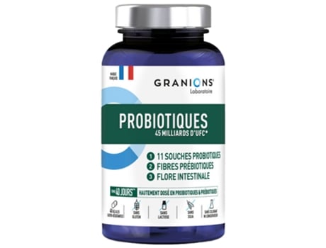 Graniones Probióticos 45.000 Milhões Ufc 40 Cápsulas GRANIONS