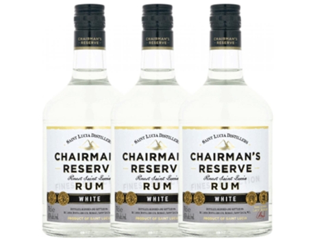 Rum SAINT LUCIA DISTILLERS Saint Lucia Distillers Chairman's White (0.7 L - 3 unidades)