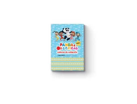 Caderno PANDA E OS CARICAS de Caligrafia A5 20 Folhas