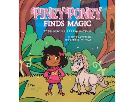 Livro PINKY PONKY Finds Magic Nirosha Paramanathan (Inglês)