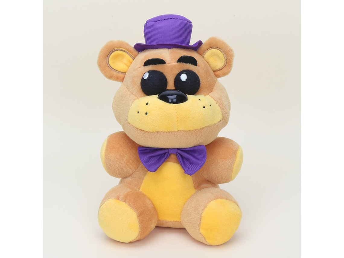 FNAF Freddy's Plush Toy para crianças, bichos de pelúcia, urso