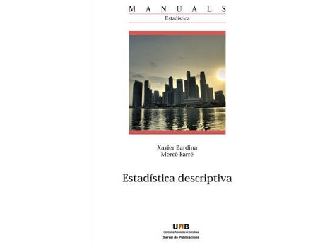 Livro Estadística Descriptiva de Xavier Bardina I Simorra (Catalão)