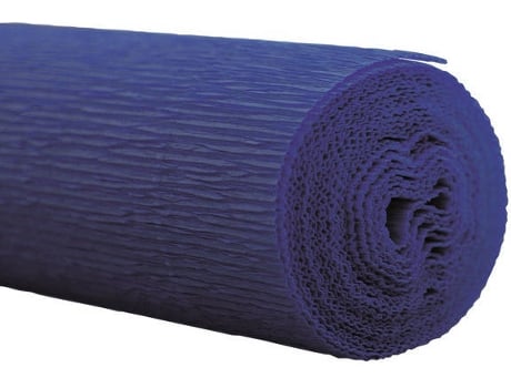 Papel Crepe WEROLA Florist (Azul Escuro - 0,5 x 2,5 m)