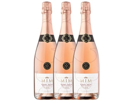 Espumante EL CEP El Cep Mim Rosat Pinot Preto Brut Cava Reserva (0.75 L - 3 unidades)