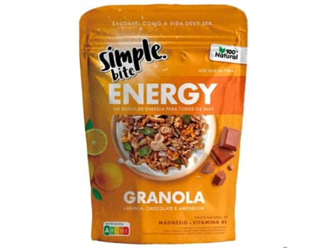 Granola Laranje Chocolate e Amendoim Energy SIMPLE