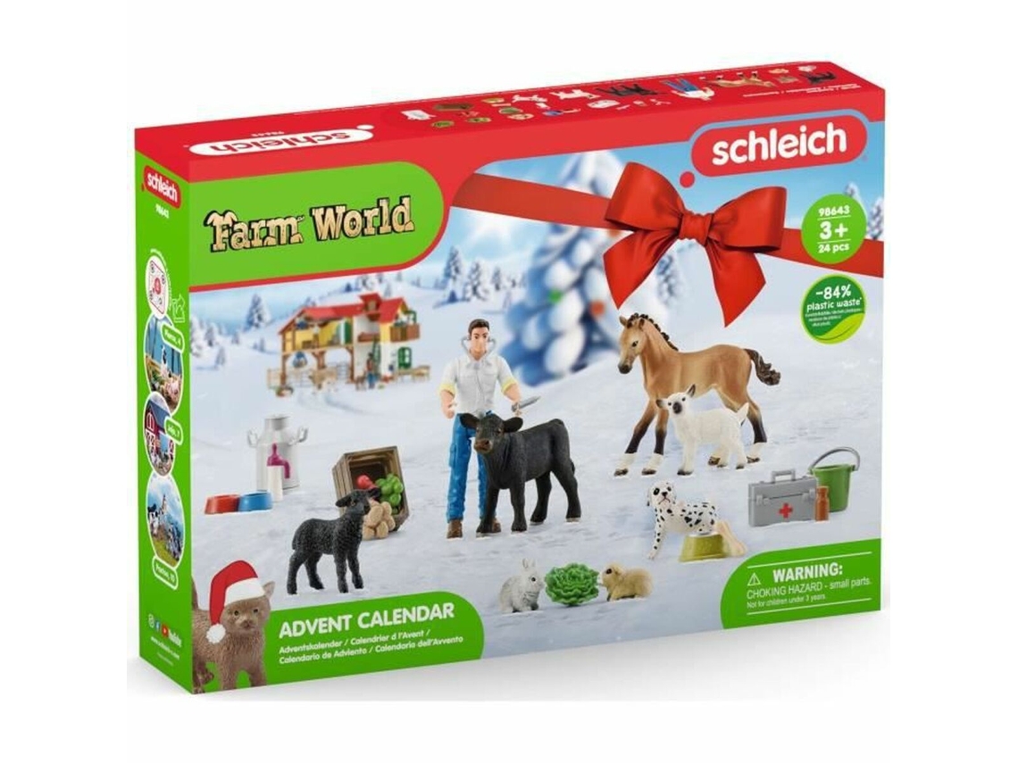 Figura De Brincar SCHLEICH Conjunto Animais De Quinta 98643 Veterinário ...