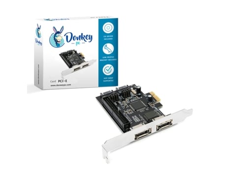 Conversor Adaptador DONKEY PC Sata Ii e Ide Sobre Porta Pci Express