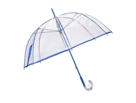 Guarda-Chuva de Senhora Benzi Manual 8V Transparente com Azul