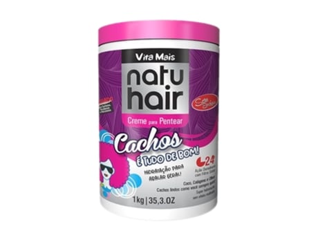 Natuhair Creme Pentear Cachos É Tudo de Bom 1Kg