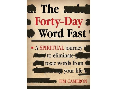 Livro forty-day word fast de tim cameron (inglês)