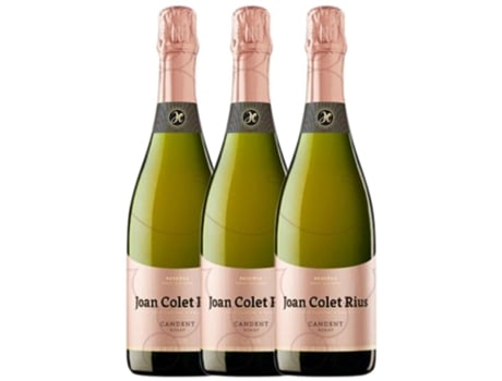 Espumante JOAN COLET RIUS Joan Colet Rius Candent Pinot Preto Brut Nature Cava Reserva (0.75 L - 3 unidades)