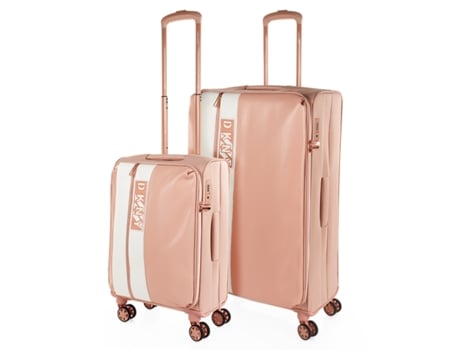 Conjunto de Malas DKNY DKNY-408 Instinct Rosa de Vênus Semi Hard Shell Set 46 5X78X28 Cm 86L