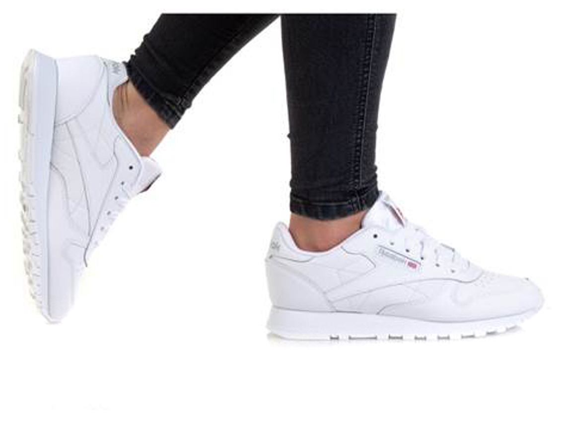 Reebok best sale classic couro