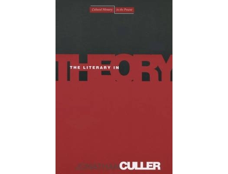 Livro the literary in theory de jonathan culler (inglês)