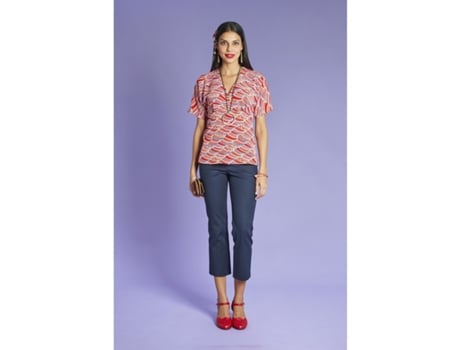 Blusa de Mulher ANTOINE ET LILI Naga Vermelho (40)