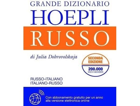 Livro Grande Dizionario Hoepli Russo