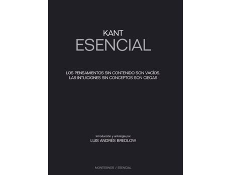 Livro Kant Esencial de VVAA (Español)