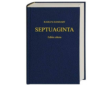 Livro Biblia Septuaginta De Robert Hanhart Alfred Rahlfs (Alemão ...