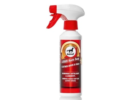 Sabonete Líquido Spray para Couro Cuidado Redobrado Quick&Easy 250Ml Transparenteleovet