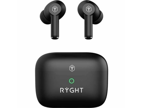 Auriculares Sem Fios com Estojo de Carregamento RYGHT Jumo ANC (Preto - Bluetooth 5.3)