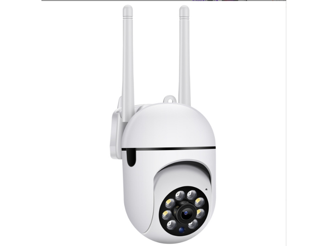 Câmara Vigilância Hiseeu com 2 Antenas Wi-Fi Full-Hd Prova de Chuva com  Visão Noturna