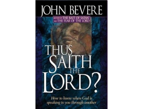 Livro thus saith the lord? de john bevere (inglês)