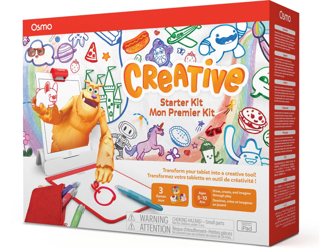 Osmo Genius Kit p/ iPad - 5 jogos educativos - 6-10 anos - Aprendizagem p/  verão - Matemática, ortografia, criatividade e mais - stem em Promoção na  Americanas