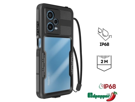 Capa para Xiaomi Poco X5 Pro REDPEPPER Acrílico Preto .