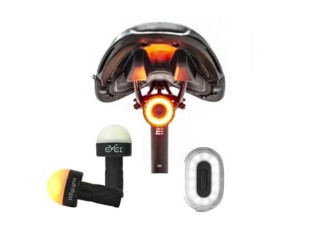 Luzes de Bicicleta Dianteiras Traseiras e Indicadores TOAD