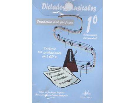 Livro Dictados Musicales 1ºenseñanza Elemental de VVAA (Espanhol)