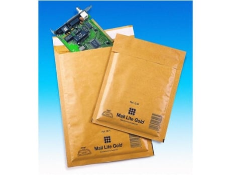 Envelope dourado selado AIR Mail Lite 10 peças