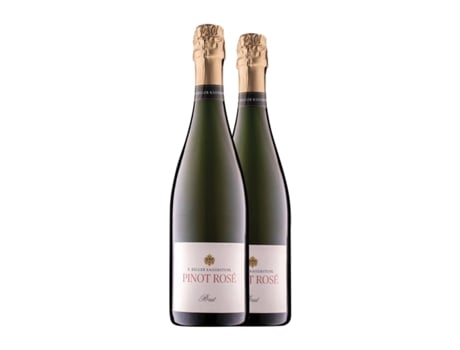 Espumante rosé FRANZ KELLER Pinot Deutscher Traditionelle Rosé Sekt Brut (0.75 L - 2 Unidades)