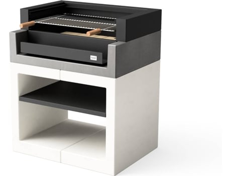 Barbecue TUOZI Kitaway (Branco, Cinzento - 84x63x101cm)