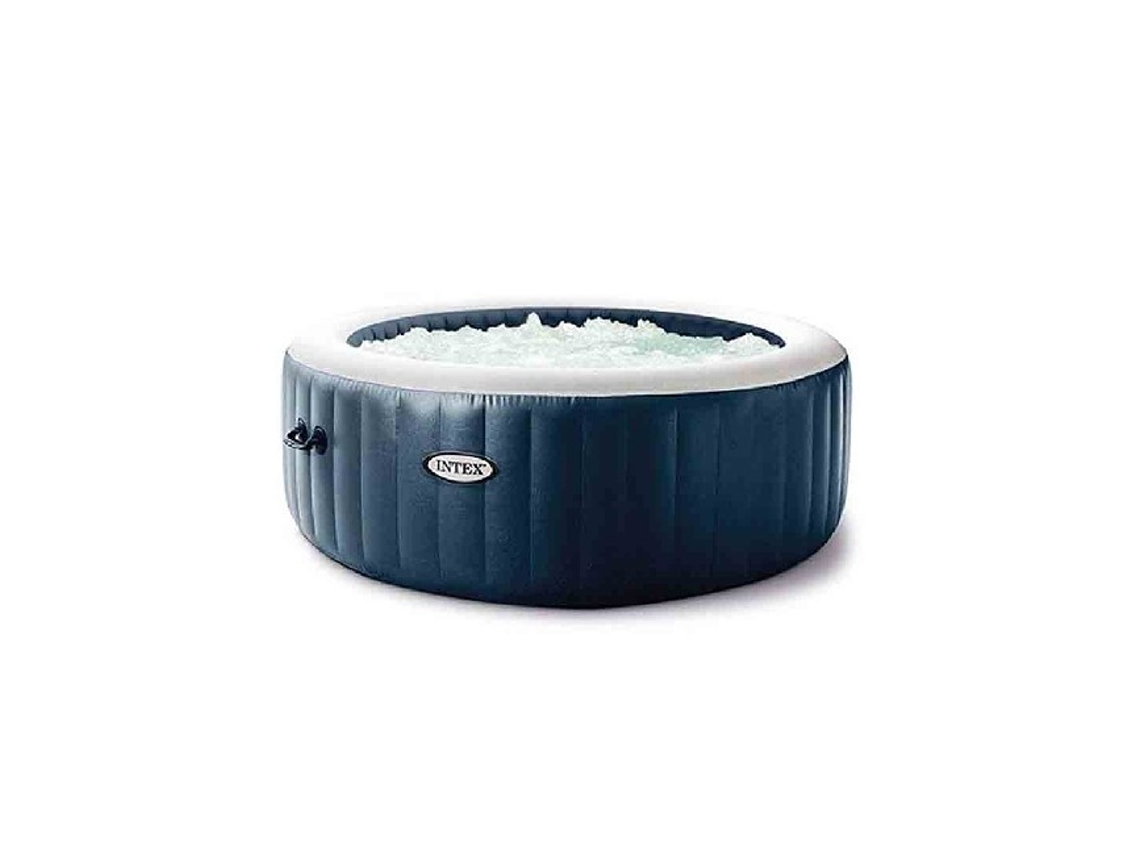 Jacuzzi Exterior Intex Spa Bubble Massage Lugares Pvc Azul X Cm Worten Pt