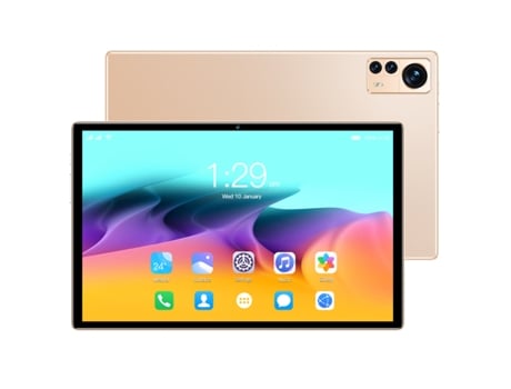 Tablet TECHNOLOGY LIFE X12 (10.1'' - 4 GB RAM - 64 GB - Wi-Fi + 4G - Dourado )