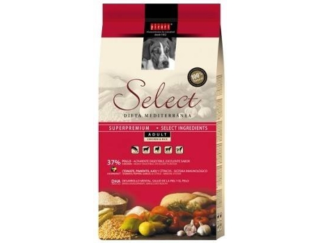 Ração para Cães  Premium (3Kg - Seca - Porte Médio - Adulto - Sabor: Frango)