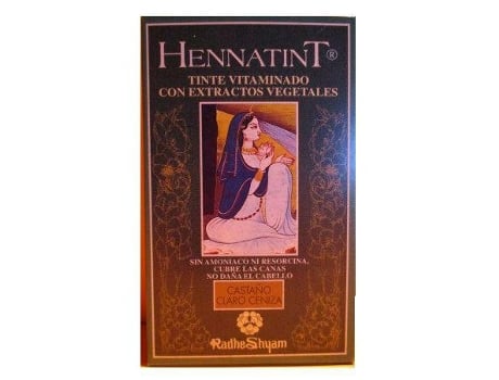 Radhe Shyam Hennatint Cinza Castanho Claro 60 Ml 60 Ml