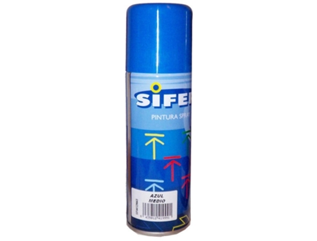 Sifer pintura spray esmalte acrili.brillante 200ml azul medio