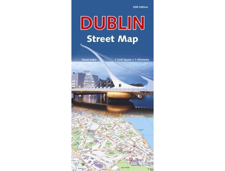 Livro dublin street map de ordnance survey ireland (inglês)