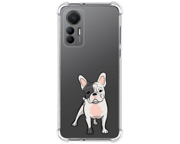 Capa Silicone Antigolpes para Xiaomi 12 Lite 5G Desenho Cães 06