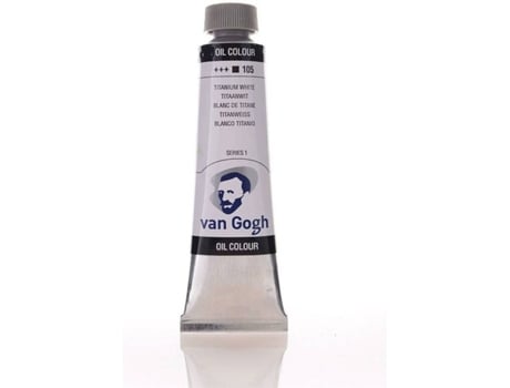 Óleo Van Gogh, 40 ml, Branco Titânio