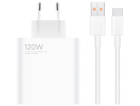 Carregador USB Xiaomi com Cabo USB-C MDY-11-EP - 3A, 22.5W - Branco