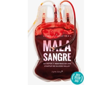 Livro Mala Sangre de John Carreyrou (Espanhol)