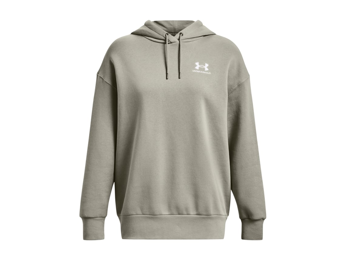 Hoodie de Mulher UNDER ARMOUR Essential Flc Verde (XS)