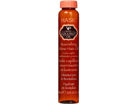 Óleo de Brilho HASK Coconut Nutritivo (18 ml)