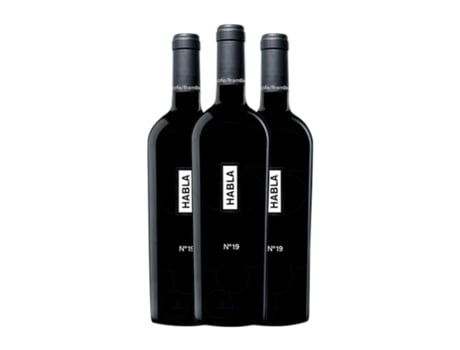 Vinho HABLA Nº 19 Tempranillo Vino de la Tierra de Extremadura (0.75 L - 3 Unidades)